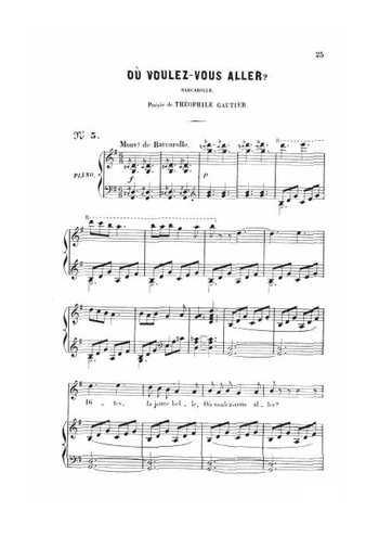 Charles Gounod - Où voulez-vous aller